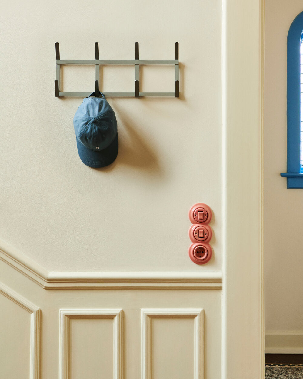 Tape knagerække, Small - Metallic grey